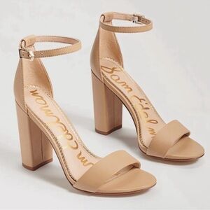 Sam Edelman Yaro Leather Heel Sandals